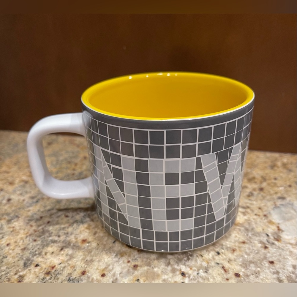 Starbucks New York City Collection Gray Subway Tiles and Pigeon 12 oz. Mug